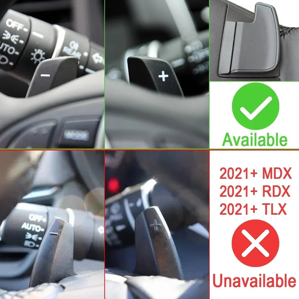 Aluminum Shifter Paddle Set for Honda & Acura Steering Wheels - Itzyeshop