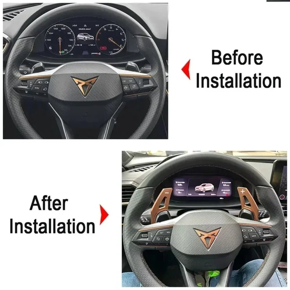 Shifter Paddles For Cupra Formentor 2019 Cupra Ateca Leon e - Hybrid 2020 2021 2022 Car Steering Wheel DSG Gear Extend Accessories - Itzyeshop
