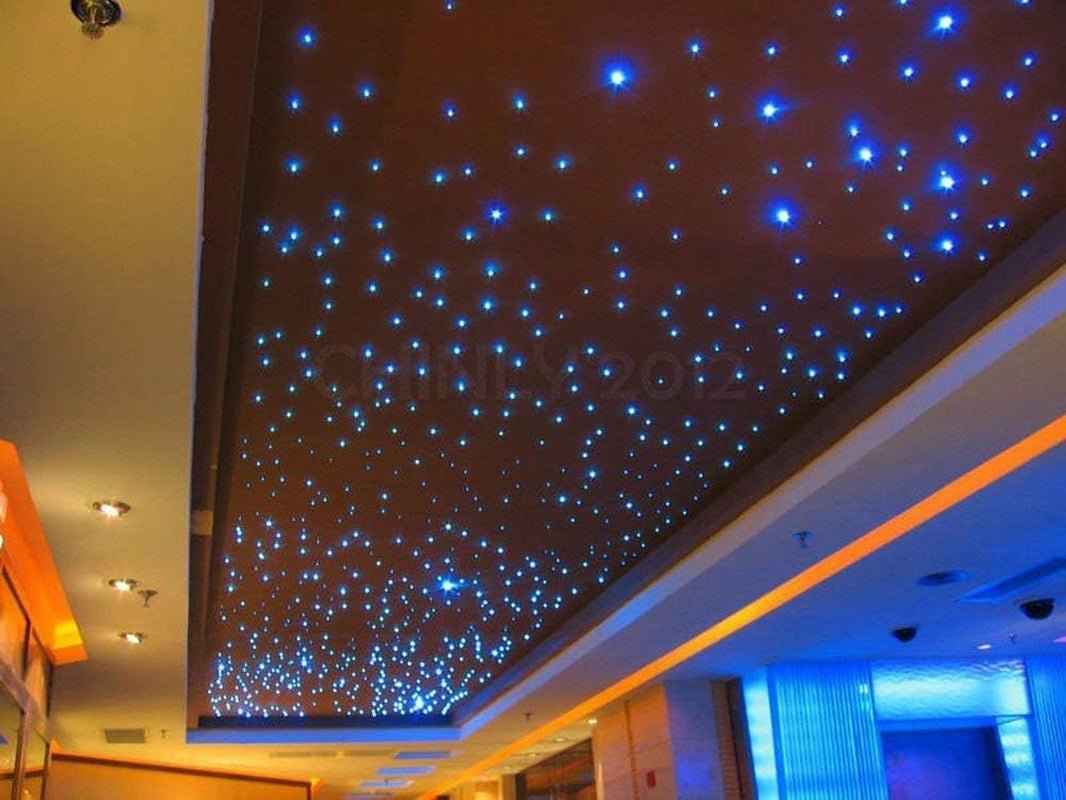 Starlight Headliner Kit Twinkle, 16W 550Pcs 13.1Ft 0.03In Star Lights for Car, Fiber Optic Ceiling Light, RGBW LED Bluetooth App+Remote+Star Light Headliner Kit for Home Theater - Itzyeshop