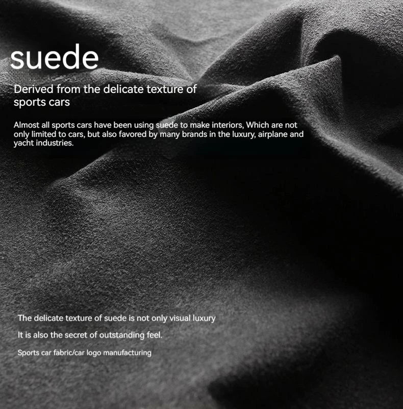 Suede Cover for All Seasons Auto Steering Wheel Cover Ultra - thin Non - slip D - shaped Round Breathable Car Steering Wheel Protector - Itzyeshop