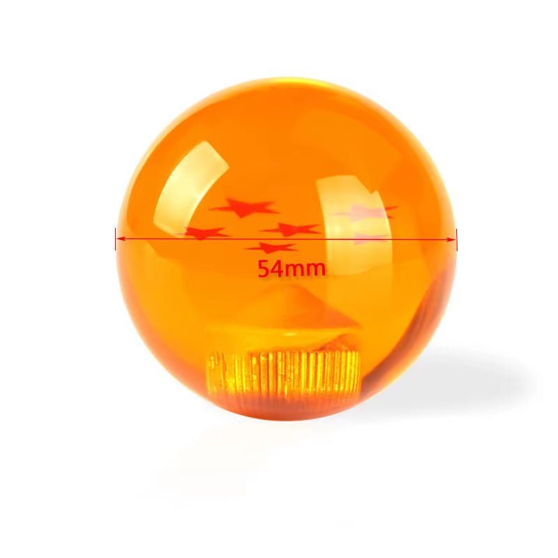 Universal Auto Shift Knob RARE Star BALL Z Orange BALL 54Mm Diameter Gear SHIFT KNOB 1 - 7 STARS - Itzyeshop