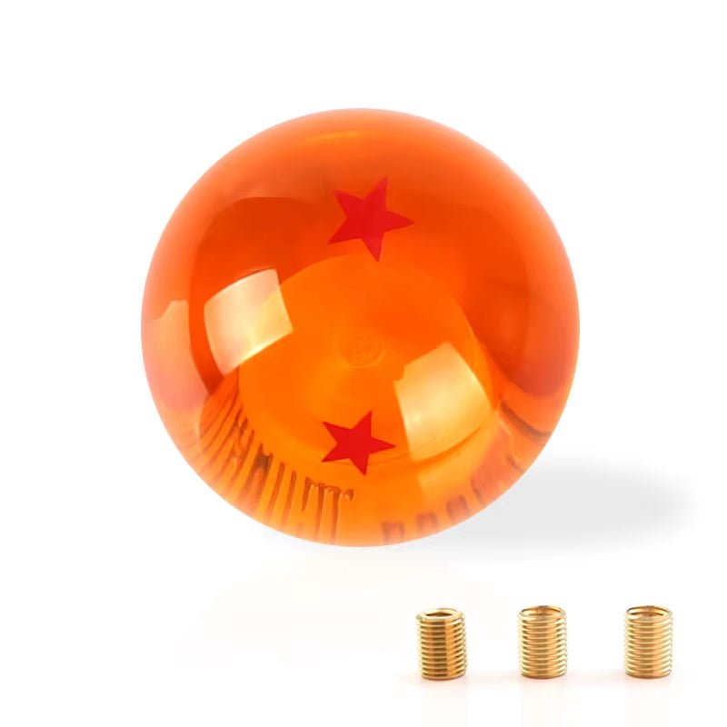 Universal Auto Shift Knob RARE Star BALL Z Orange BALL 54Mm Diameter Gear SHIFT KNOB 1 - 7 STARS - Itzyeshop