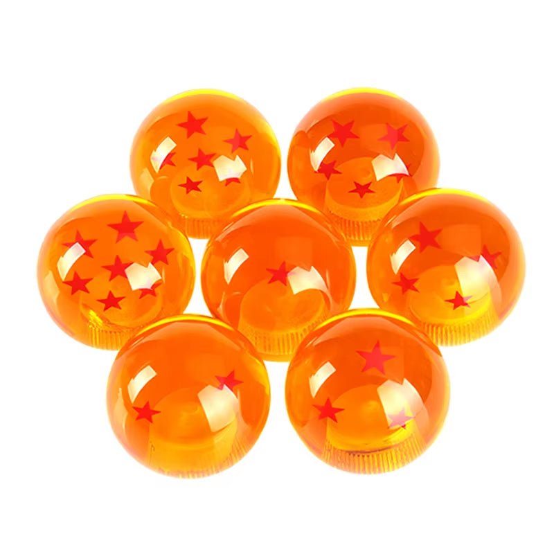 Universal Auto Shift Knob RARE Star BALL Z Orange BALL 54Mm Diameter Gear SHIFT KNOB 1 - 7 STARS - Itzyeshop