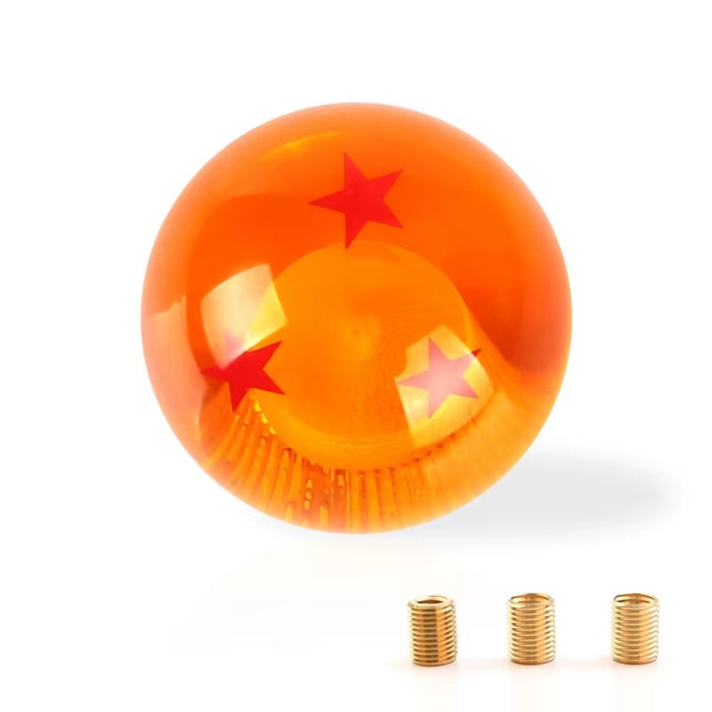 Universal Auto Shift Knob RARE Star BALL Z Orange BALL 54Mm Diameter Gear SHIFT KNOB 1 - 7 STARS - Itzyeshop