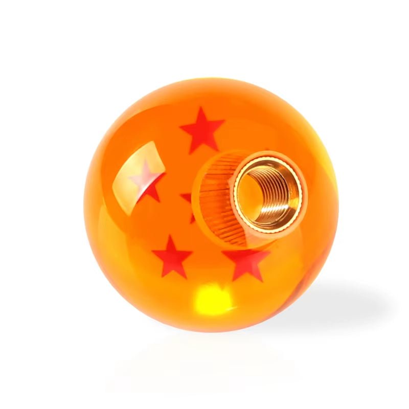 Universal Auto Shift Knob RARE Star BALL Z Orange BALL 54Mm Diameter Gear SHIFT KNOB 1 - 7 STARS - Itzyeshop